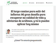 Tablet Screenshot of acufenostratamiento.net